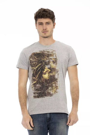 Trussardi Action Gray Cotton Men's T-Shirt