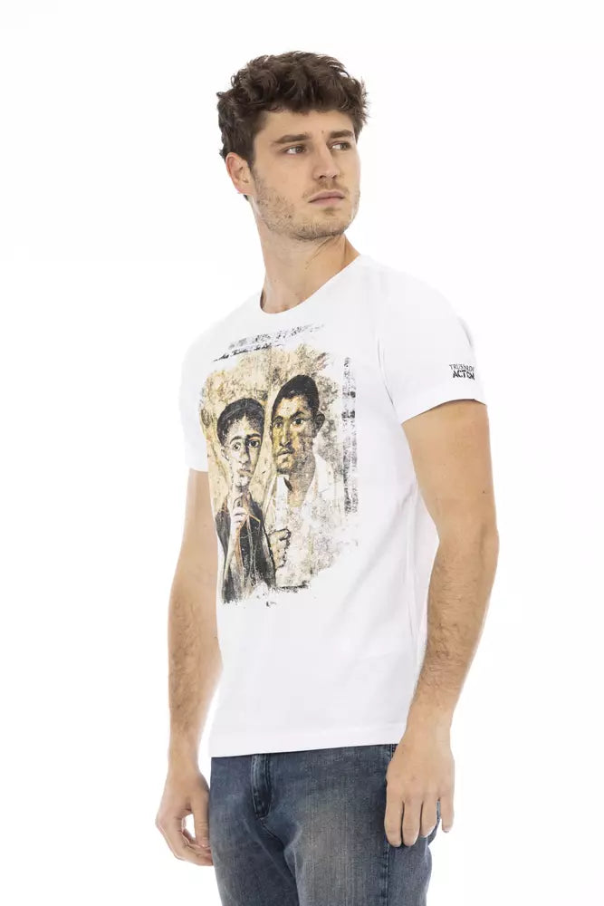 Trussardi Action White Cotton Men's T-Shirt