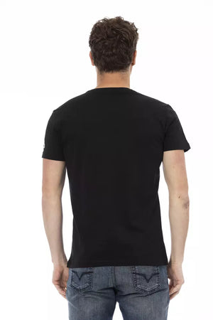 Trussardi Action Black Cotton Men's T-Shirt