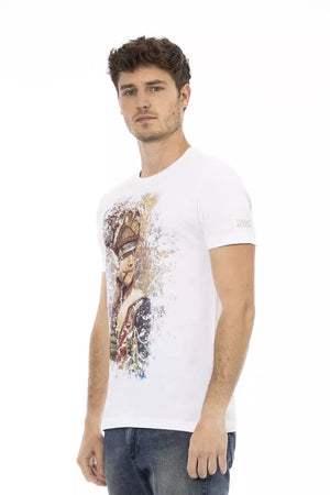 Trussardi Action White Cotton T-Shirt