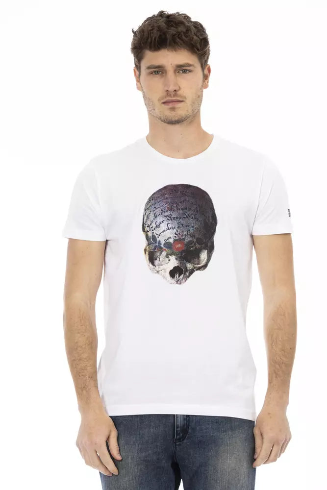 Trussardi Action White Cotton Men's T-Shirt