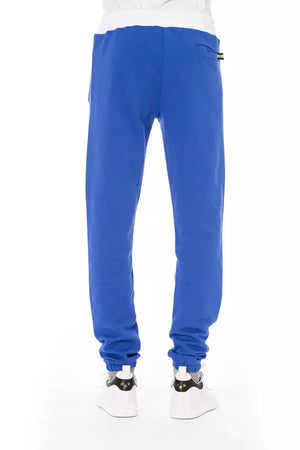 Baldinini Trend Blue Cotton Men's Sport Pant