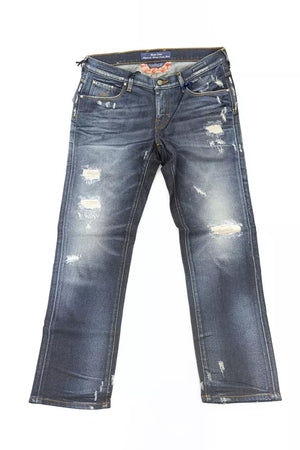 Jacob Cohen Blue Cotton Jeans Denim