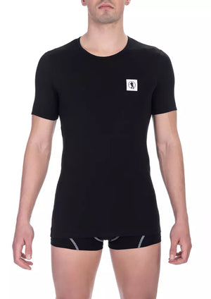 Bikkembergs Black Cotton Men T-Shirt Twin Pack