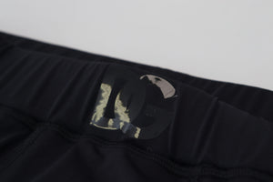 Dolce & Gabbana Black Nylon Slim Fit Stretch Pants