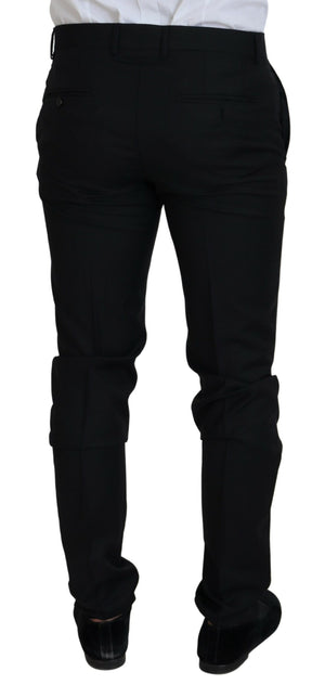 Dolce & Gabbana Black Single Breasted 2 Piece MARTINI Suit