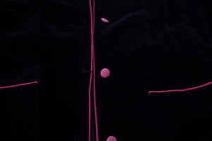 Dolce & Gabbana Black Button Belted Blazer Viscose Jacket