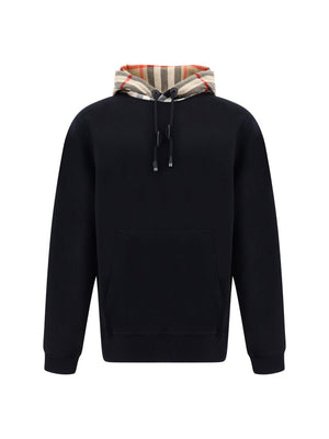 Burberry Black Cotton Samuel Hoodie Sweatshirt