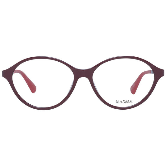 Max & Co Burgundy Plastic Glasses (Frames)