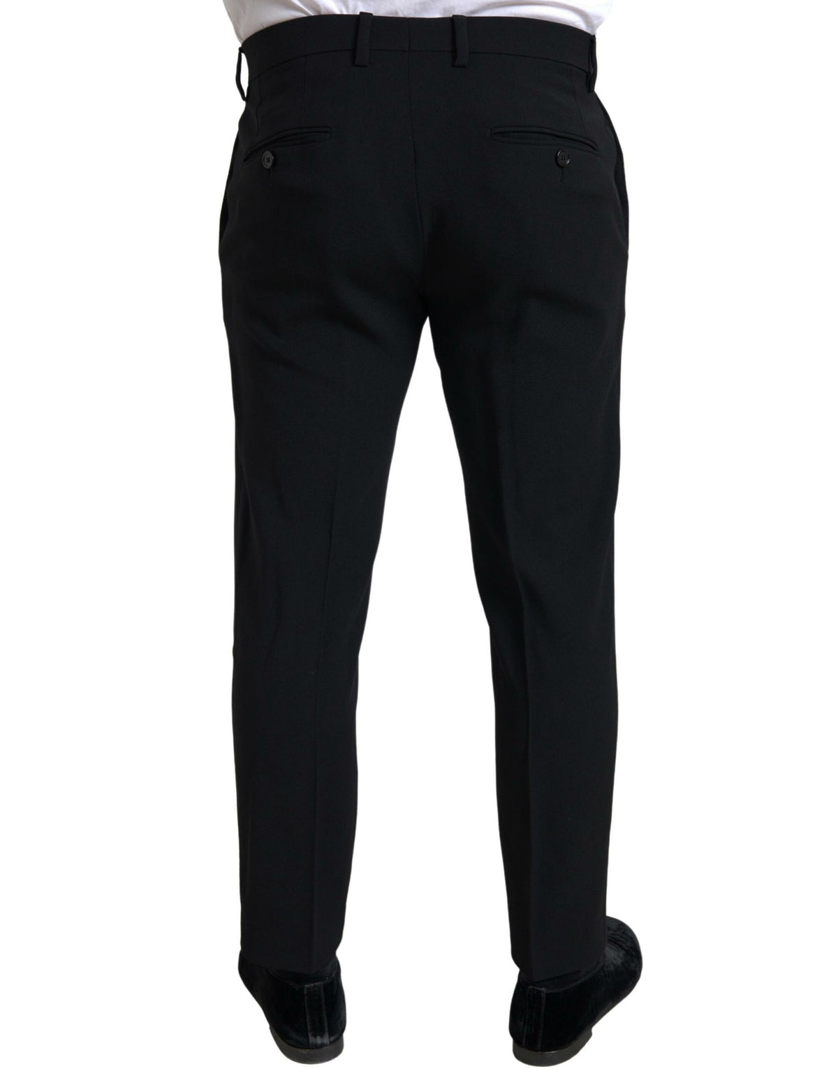 Dolce & Gabbana Black 2 Piece Double Breasted SICILIA Suit