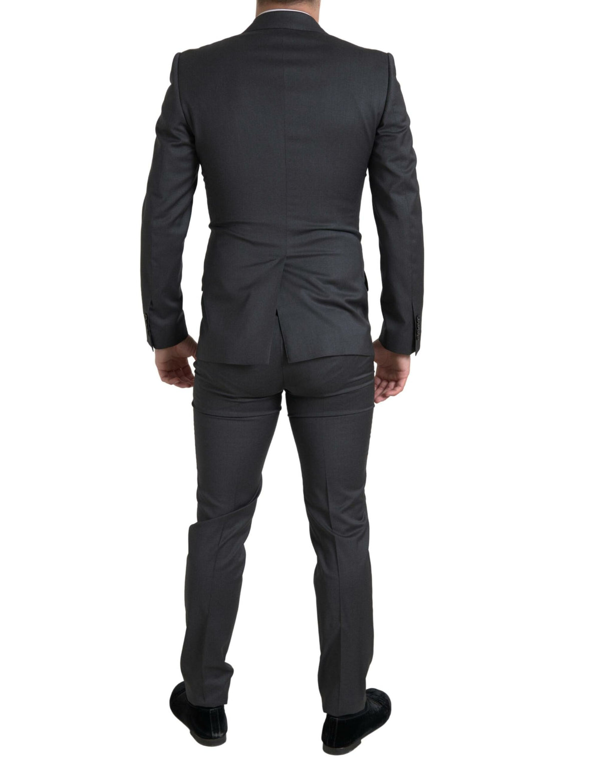 Dolce & Gabbana Gray 2 Piece Double Breasted SICILIA Suit