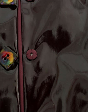 Dolce & Gabbana Black floral 3/4 Sleeve sheath dress