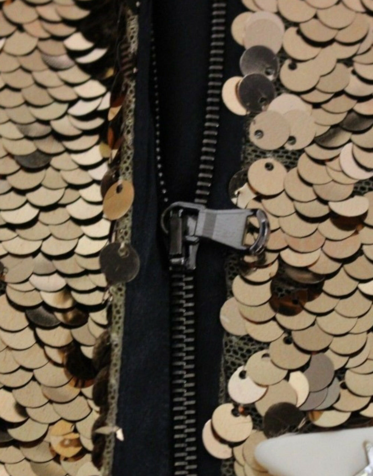 Dolce & Gabbana Masterpiece gold sequined crystal swarovski dress