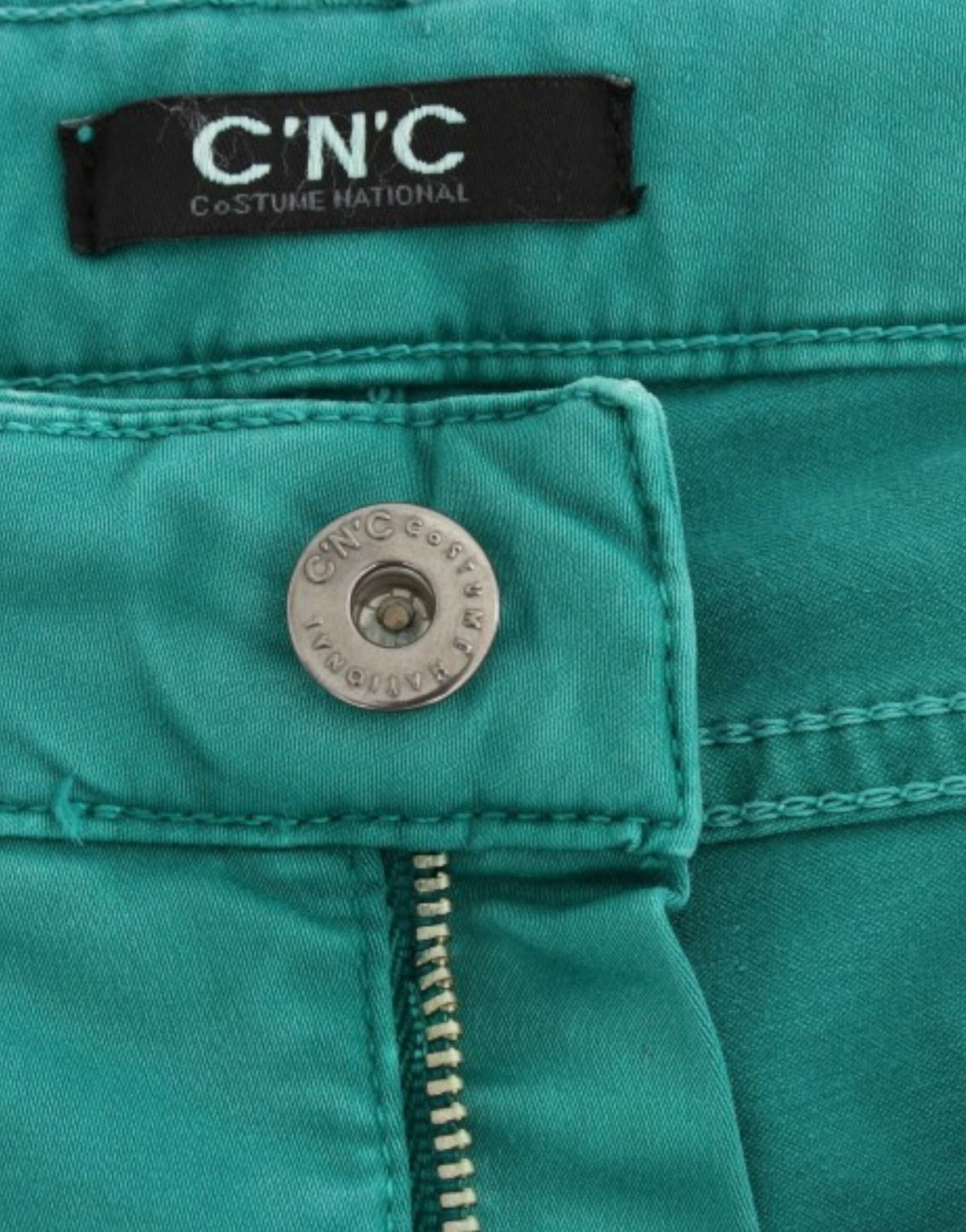 Costume National Green straight leg jeans