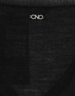 Costume National Black V-neck lightweight sweater