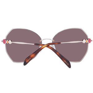 Emilio Pucci Rose Gold Metal Sunglasses