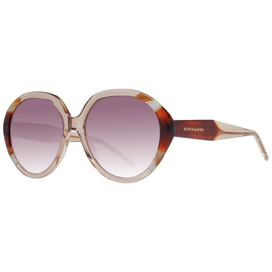 Scotch & Soda Brown Acetate Sunglasses