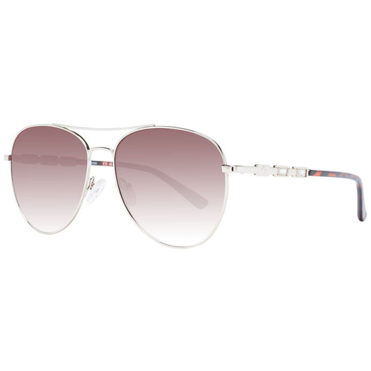 Guess Silver Metal Sunglasses
