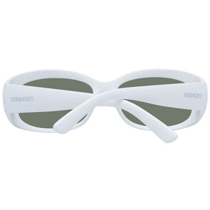 Serengeti White Nylon Sunglasses