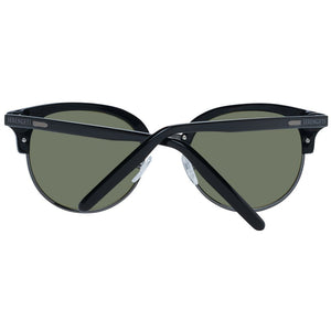 Serengeti Black Acetate & Metal Sunglasses