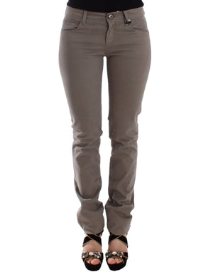 Ermanno Scervino Taupe Beige Slim Jeans Denim Pants Skinny