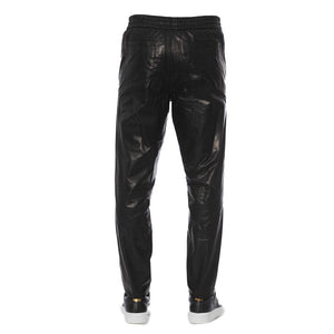 Trussardi Black Lamb Leather Pant