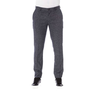 Trussardi Black Cotton Men Pant
