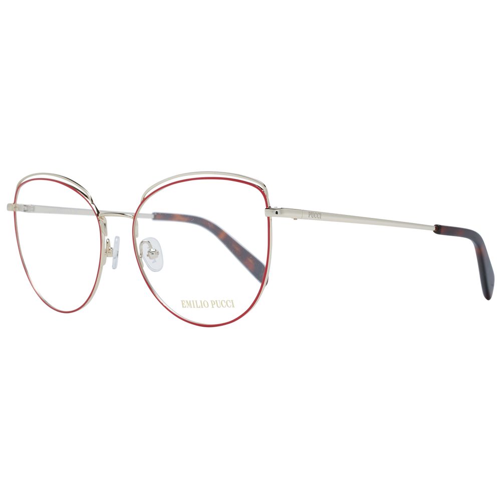 Emilio Pucci Red Metal Glasses (Frames)