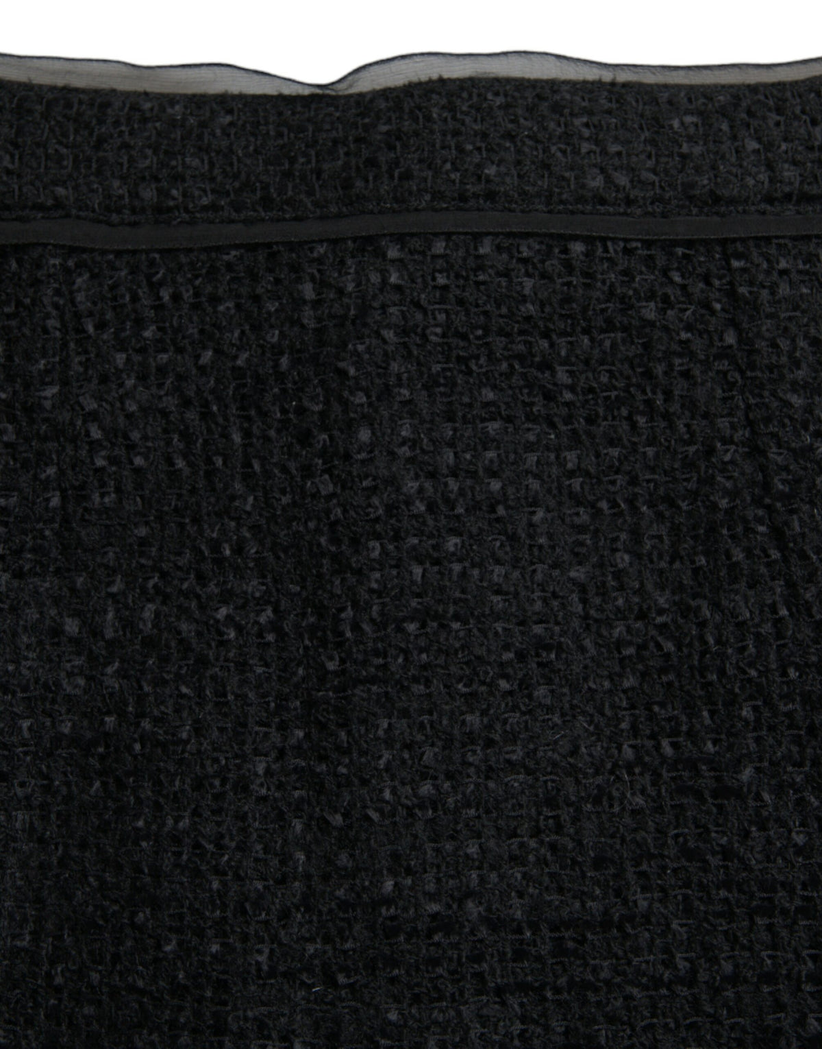 Dolce & Gabbana Black Wool High Waist Pencil Cut Midi Skirt