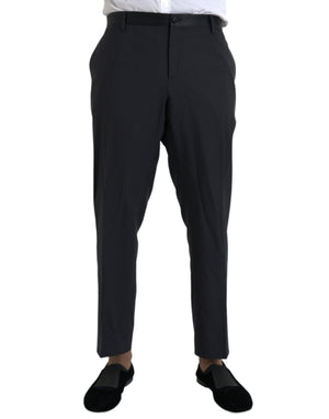 Dolce & Gabbana Blue Wool Men Skinny Dress Pants