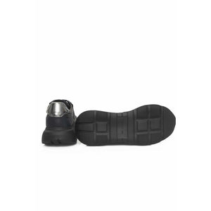 Cerruti 1881 Blue Cowhide Men Sneaker