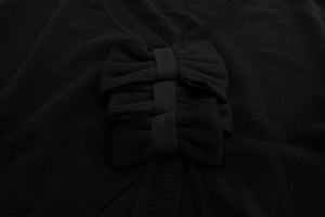 MARGHI LO' Black Wool Blouse Sweater