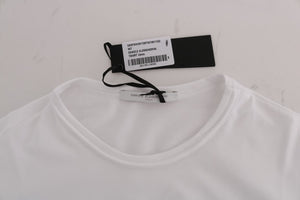 Daniele Alessandrini White Cotton Crewneck T-Shirt