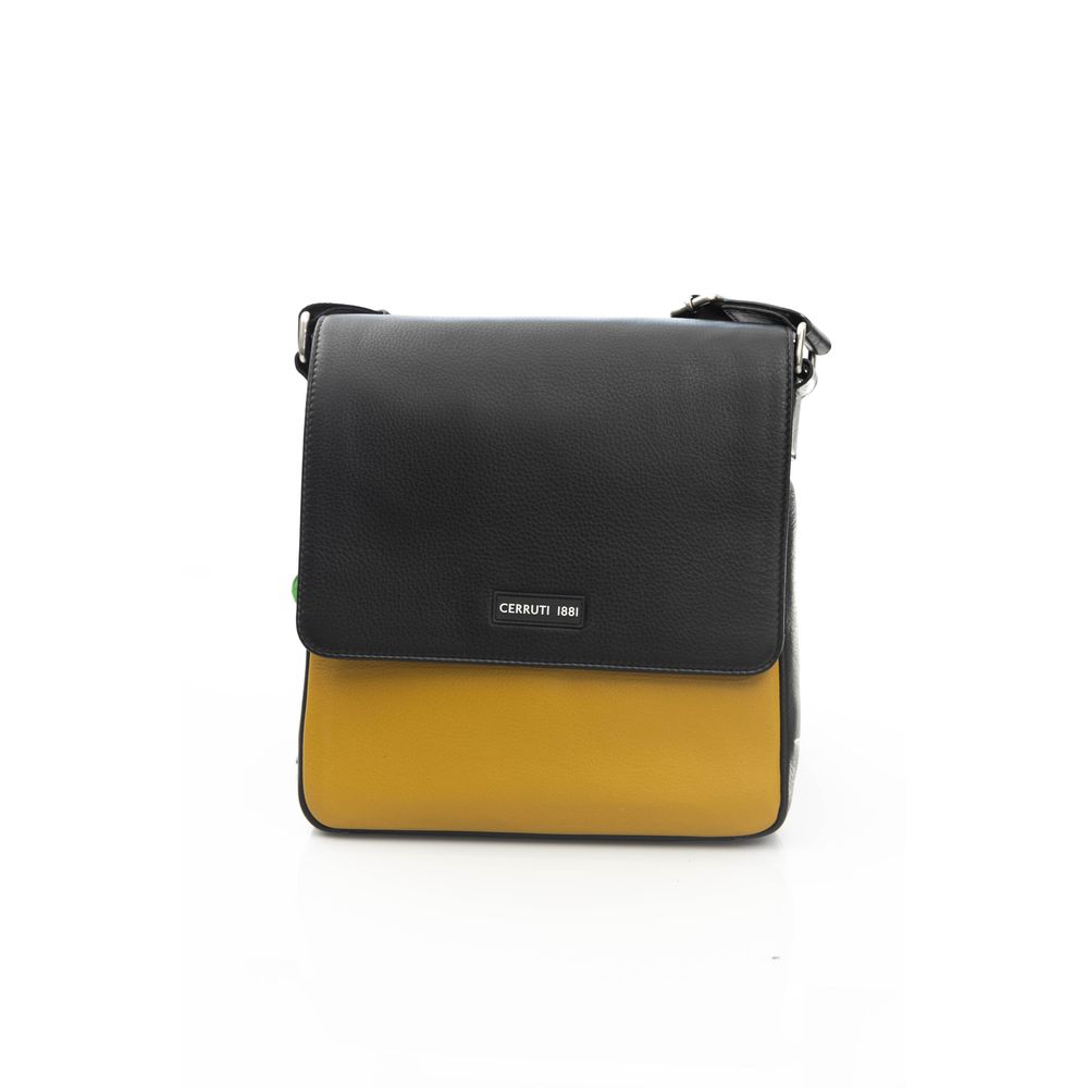 Cerruti 1881 Yellow Leather Women Crossbody