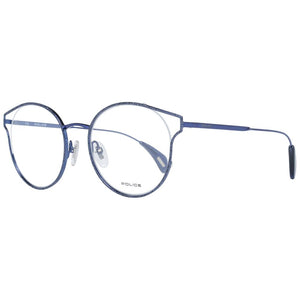 Police Blue Metal & Plastic Glasses (Frames)