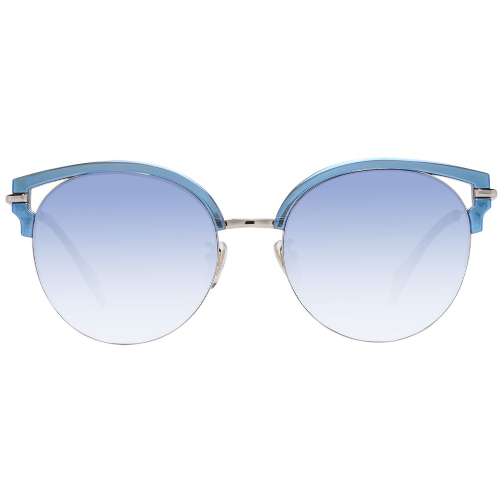 Police Blue Metal & Plastic Sunglasses