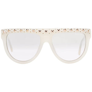 Marciano by Guess White Plastic Sunglasses