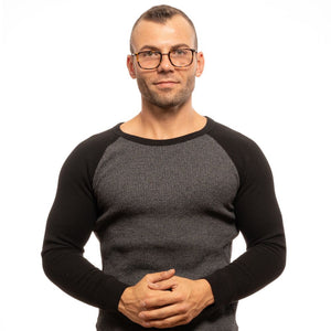 Lozza Brown Plastic Glasses (Frames)