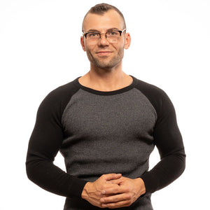 Lozza Brown Metal & Plastic Glasses (Frames)