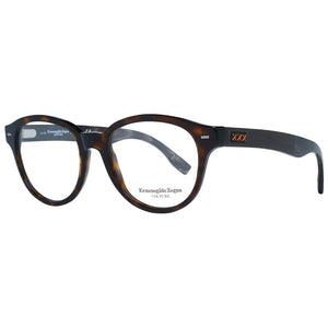 Ermenegildo Zegna Brown Plastic Glasses (Frames)