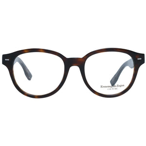 Ermenegildo Zegna Brown Plastic Glasses (Frames)