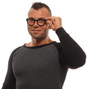 Ermenegildo Zegna Black Plastic Glasses (Frames)