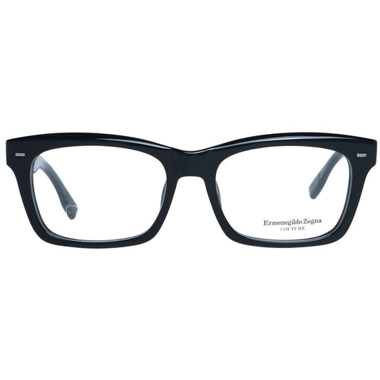 Ermenegildo Zegna Black Plastic Glasses (Frames)