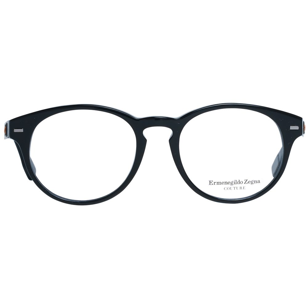 Ermenegildo Zegna Black Plastic Glasses (Frames)