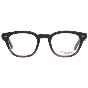 Ermenegildo Zegna Brown Plastic Glasses (Frames)