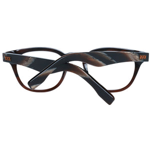 Ermenegildo Zegna Brown Plastic Glasses (Frames)