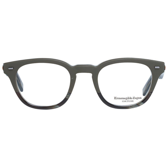 Ermenegildo Zegna Olive Plastic Glasses (Frames)