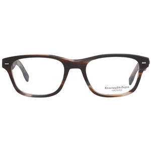 Ermenegildo Zegna Brown Plastic Glasses (Frames)
