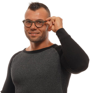 Ermenegildo Zegna Olive Plastic Glasses (Frames)