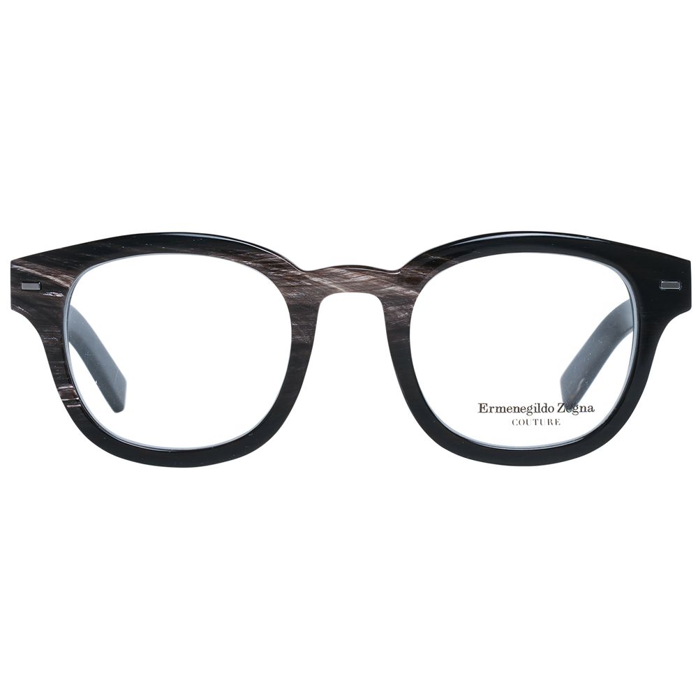Ermenegildo Zegna Black Horn Glasses (Frames)